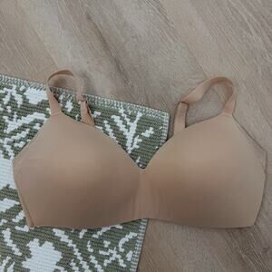 Women’s Knix Wireless Bra Warm Sand Brown Size 40DD